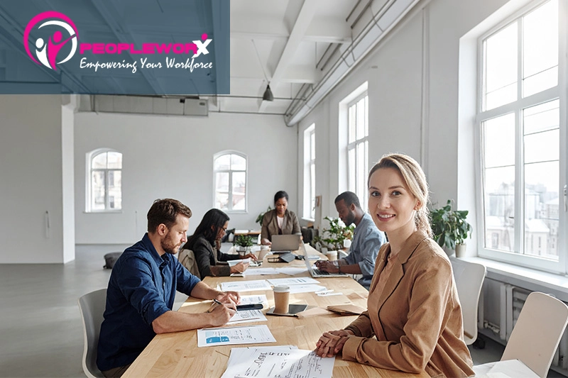 Small business team meeting